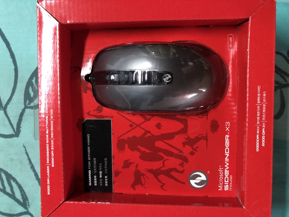 Mouse Microsoft รุ่น SideWinder x3