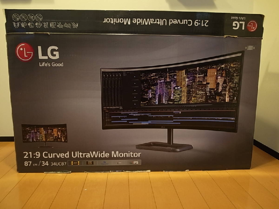 LG 34 นิ้ว 21: 9 Ultra Wide Screen Curved Panel 34UC87M UWQHD (3440x1440)