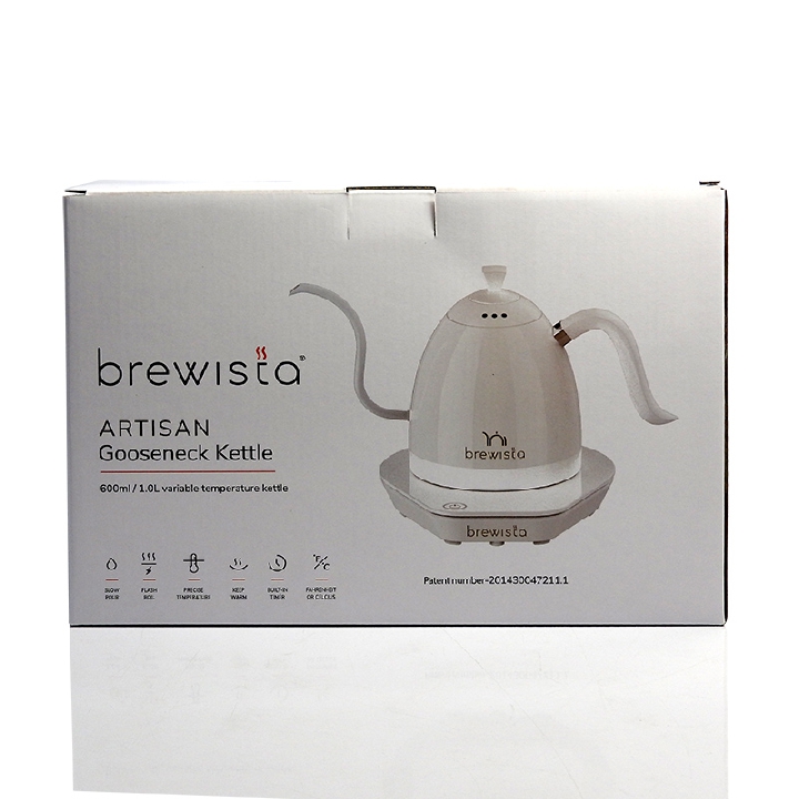 กาดริป ต้มน้ำคอห่าน Brewista ต้มตามอุณหภูมิที่กำหนด 600 ml.
