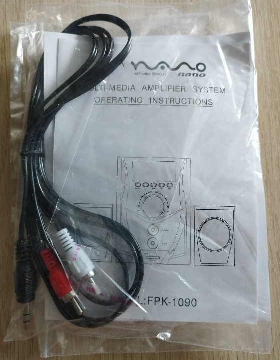 ขายชุดลำโพงบลูทูธยี่ห้อ NANO รุ่น FPK-1090 รองรับ FM และการเล่นเพลงผ่าน Bluetooth, USB และ Micro SD Card สภาพดี มือสอง