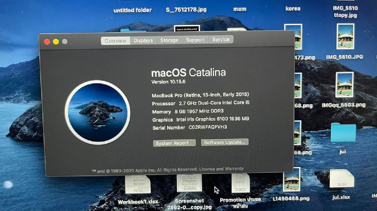 MacBookPro12,1 Core i5 2.7 13' A1502 3/2015