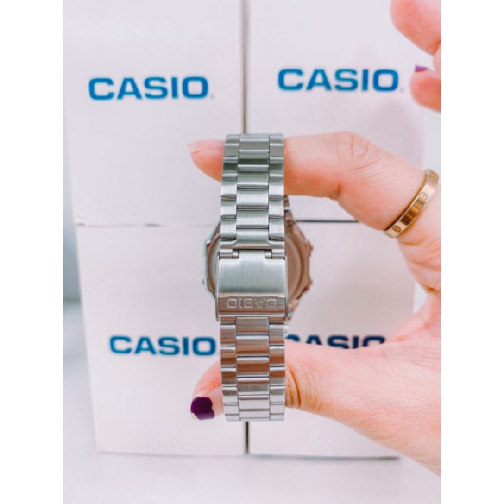 Casio Retro Classic A168WA-1W Unisex Digital Steel Watch