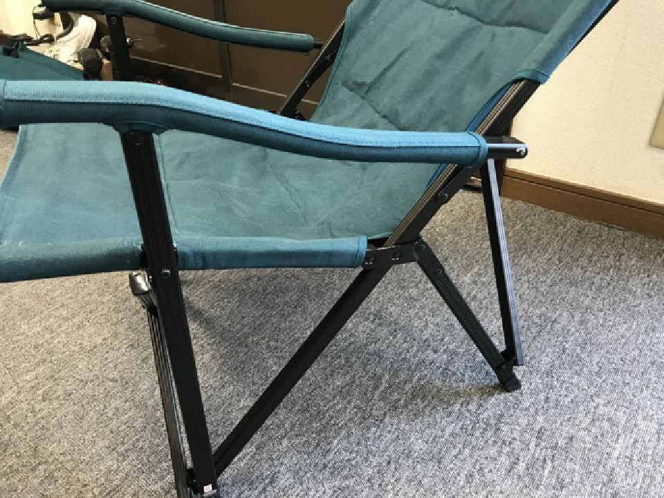 เก้าอี้ผ้าใบพักผ่อนสีฟ้าคราม Vision Peaks