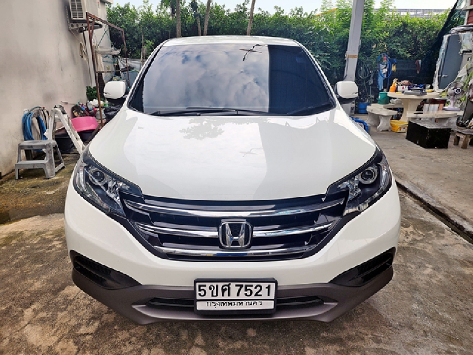 HONDA CR-V 2.0 S ปี2013 สีขาว มือเดียว น็อตไม่ขยับ เช็ค0ตลอด มีป.1เหลือ Kดีฟรีดาวน์ สดลดได้ไม่มีVAT