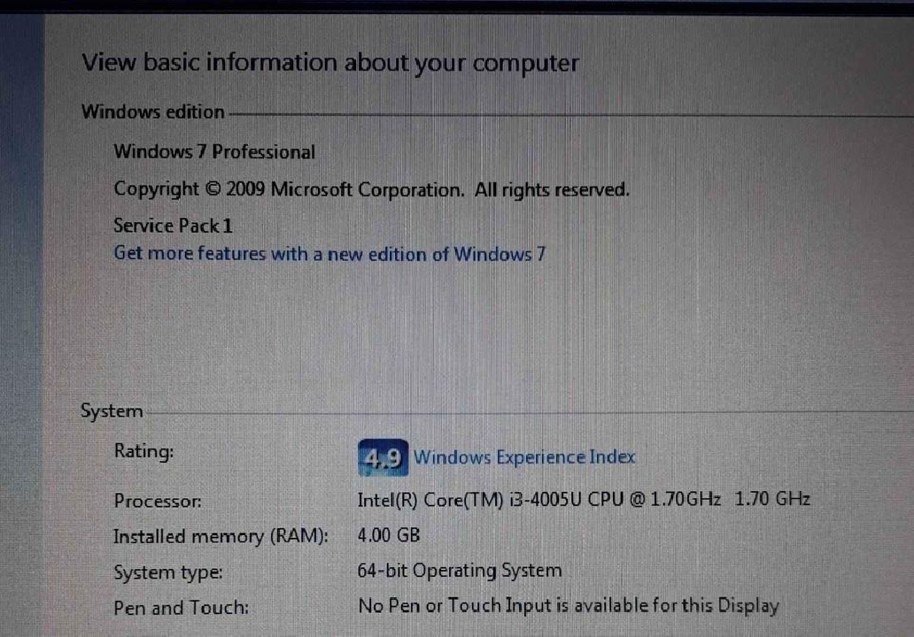 Notebook Dell Lattitude 3440 หน้าจอ 14 นิ้ว Core i3 RAM 4GB พร้อมแผ่นแท้ Mic