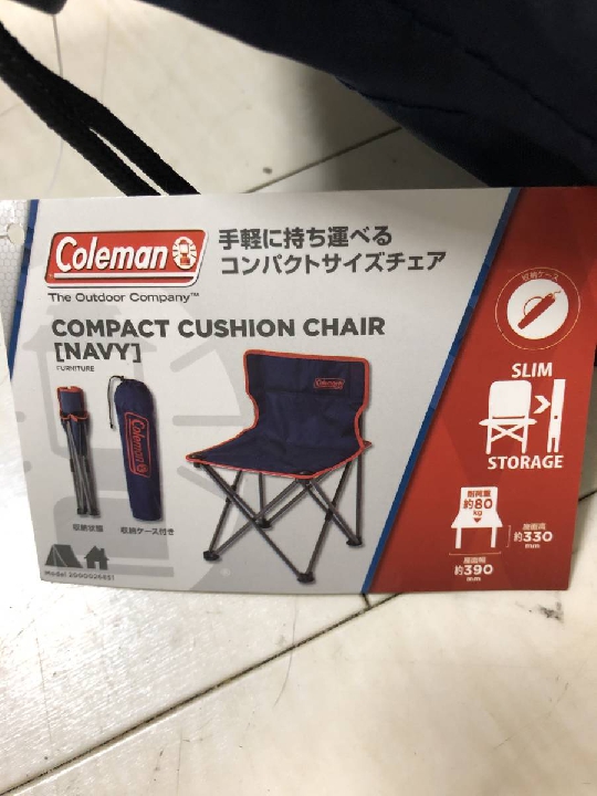 เก้าอี้แคมป์ปิ่ง Coleman Compact Chair Foldable Camping