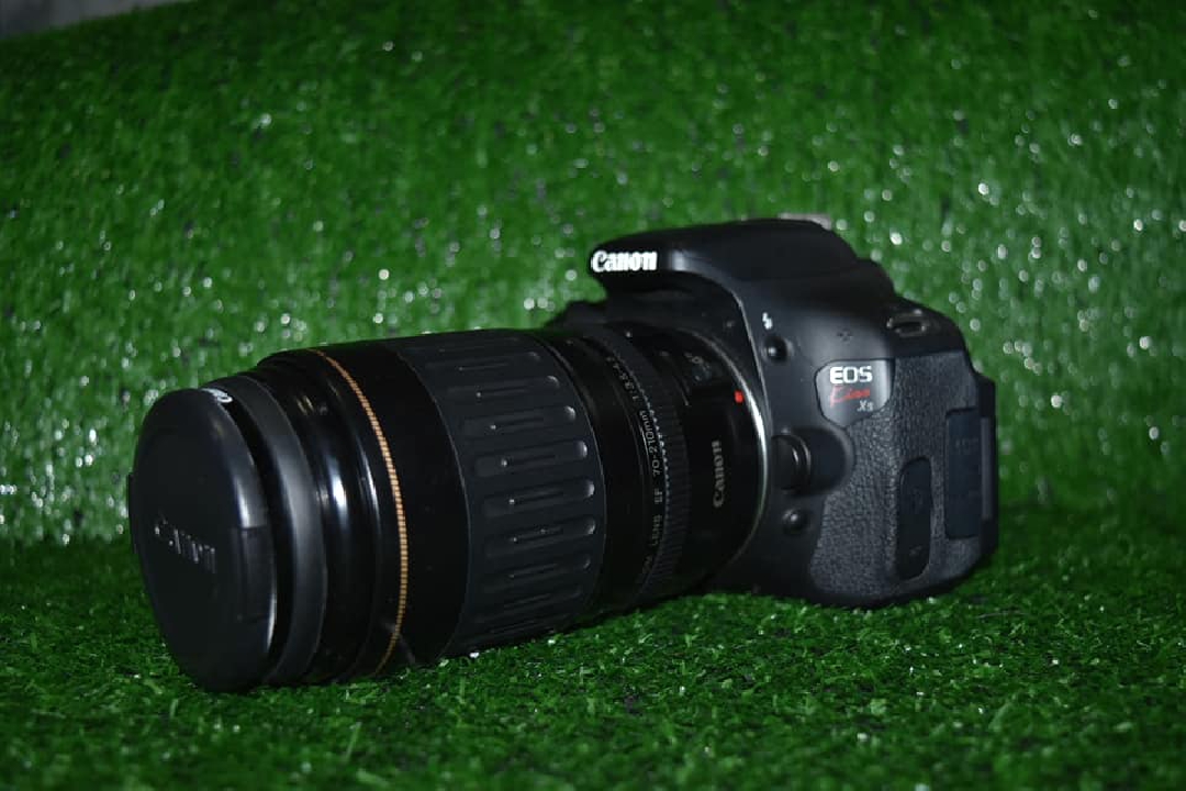 Canon 600d+ lens 70-210mm