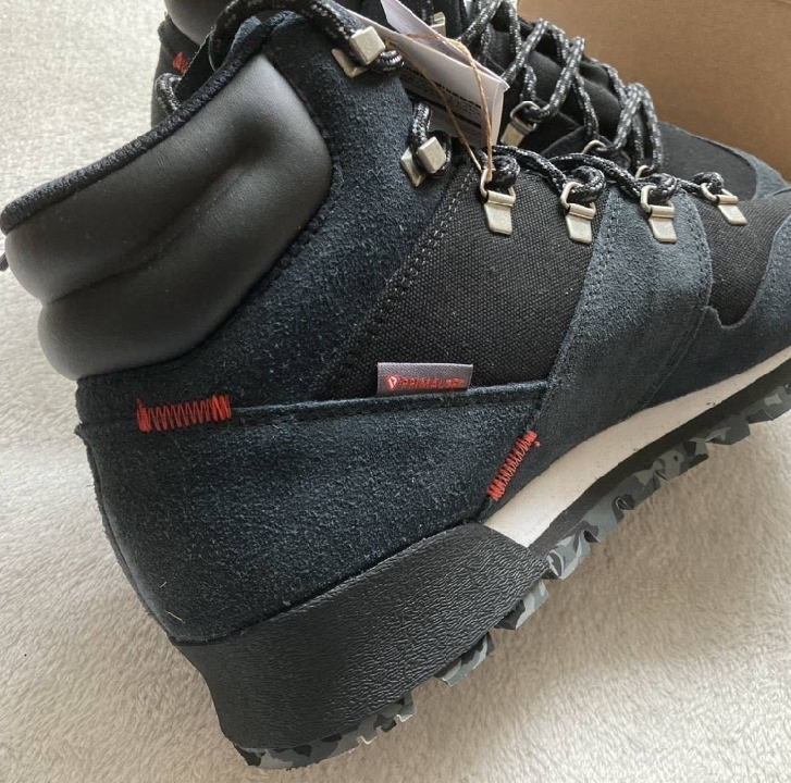 Adidas TERREX Snowpitch-Black รองเท้าเดินป่าบนหิมะเดินป่าปีนเขา