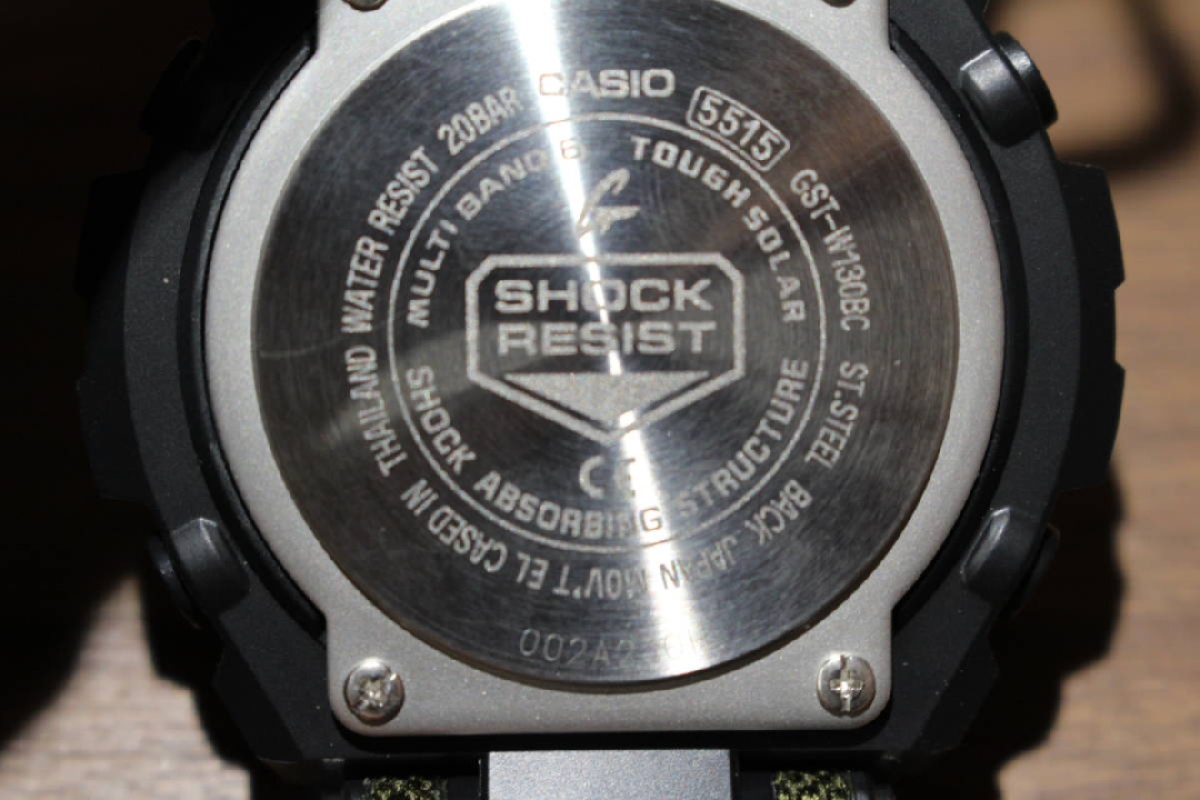 นาฬิกาคาสิโอ Casio G-SHOCK G-STEEL Radio Solar GST-W130BC Black