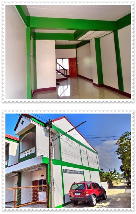 ให้เช่า ทาวน์เฮ้าส์ 2 ชั้น 2 ห้องนอน, 2 ห้องน้ำ บ้านหนองยาง ต.ชมพู อ.เมืองลำปาง