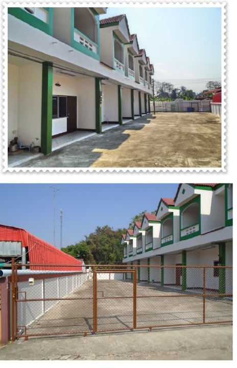 ให้เช่า ทาวน์เฮ้าส์ 2 ชั้น 2 ห้องนอน, 2 ห้องน้ำ บ้านหนองยาง ต.ชมพู อ.เมืองลำปาง