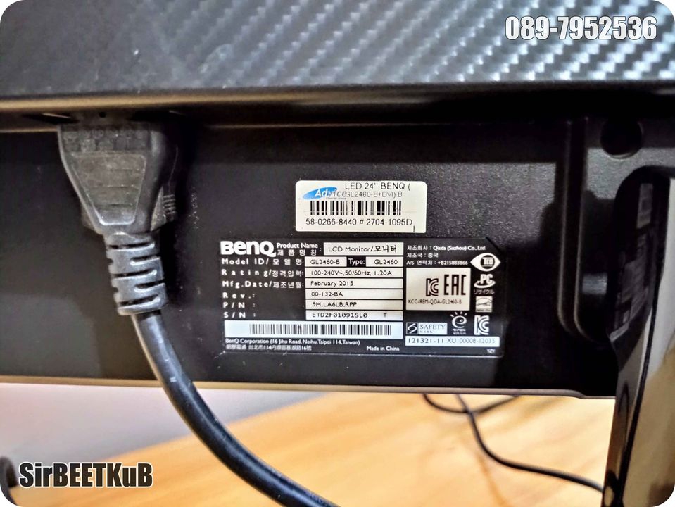 จอ BenQ 24 นิ้ว (ต่อ HDMI ได้) มี 2 รุ่น เหมาะทั้งใช้เล่นเกม ดูหนัง และใช้งานทั่วไป