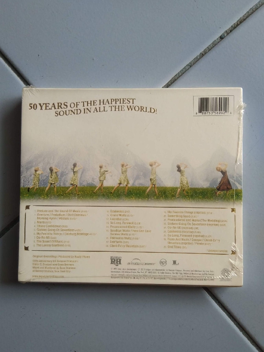 CD The Sound Of Music อัลบั้ม 50th Anniversary Edition แผ่นซีล ผลิต usa