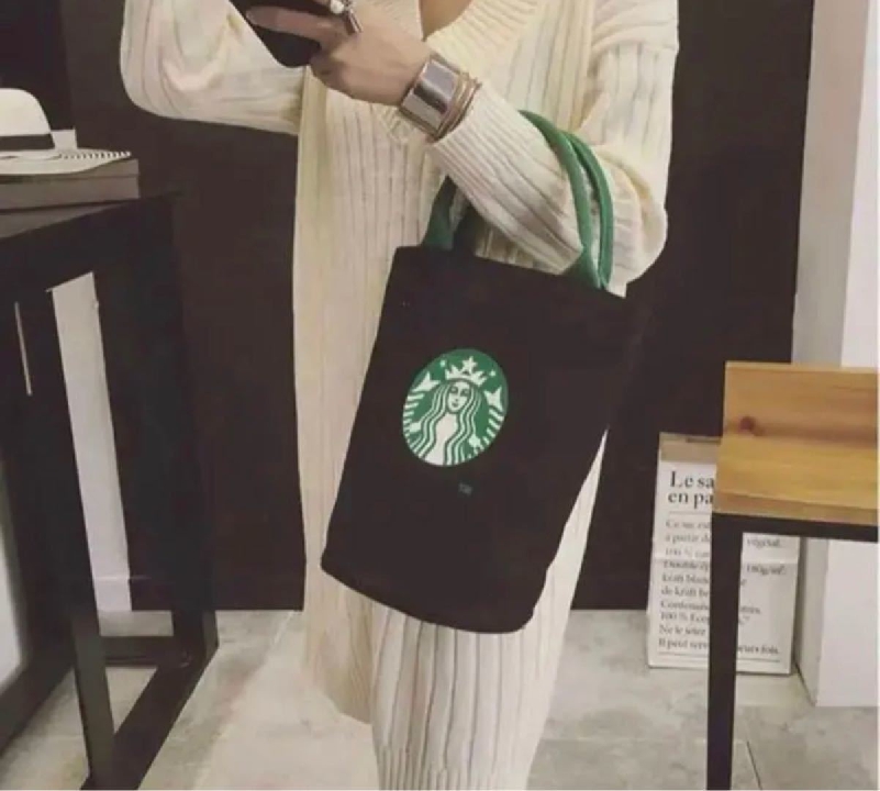กระเป๋าถือ Starbucks Japan สีเข้ม