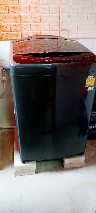 ขายเครื่องซักผ้าฝาบน LG TV2518DV7B 18 กก. อินเวอร์เตอร์ ซักผ้านวมได้เพิ่งซื้อมาเมื่อเดือนพ.ค.2566จากโฮมโปร