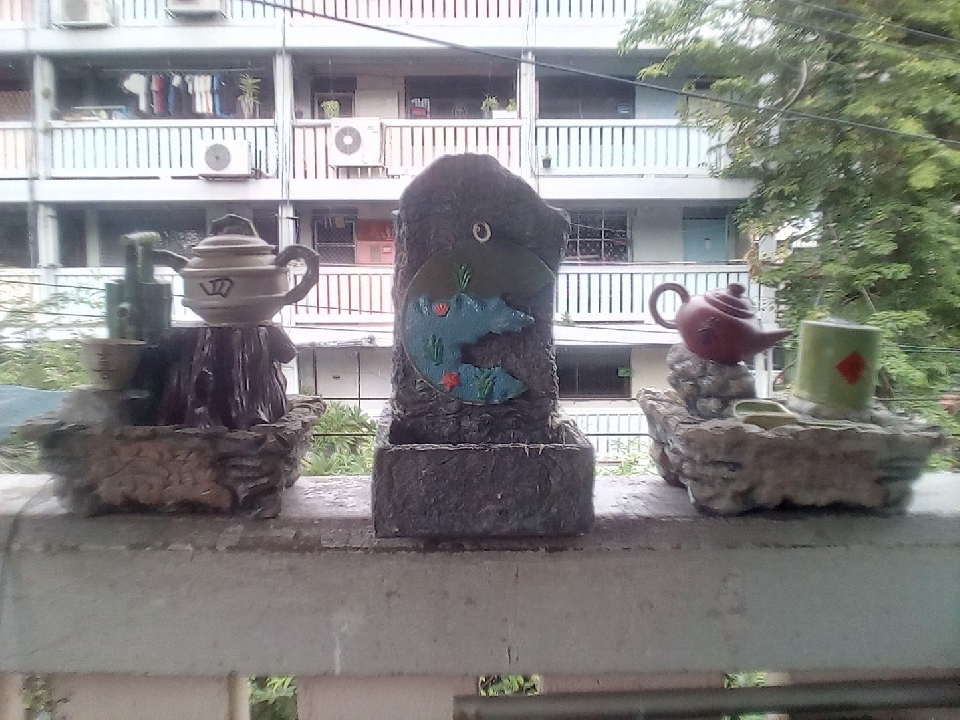 ชุดน้ำพุมงคลตั้งโต๊ะ 3 ชิ้น ของใหม่ มือ 1 สภาพดี จากญี่ปุ่น ใช้ประดับตกแต่ง เพื่อเสริมฮวงจุ้ยที่ดี