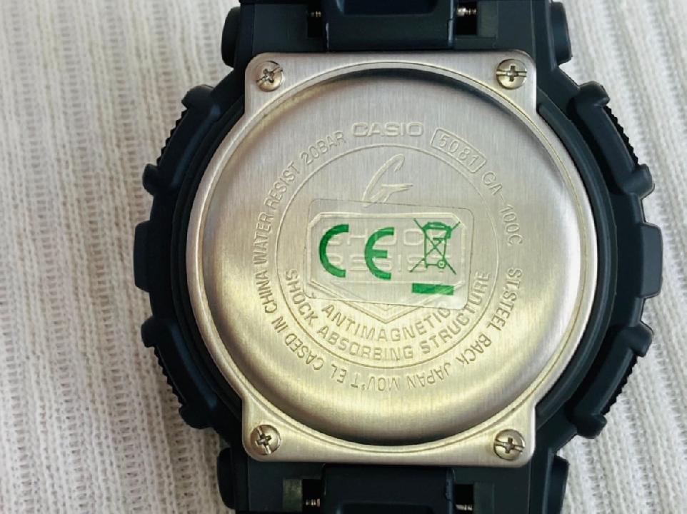 นาฬิกาผู้ชาย CASIO คาสิโอ G-shock GA-100C รุ่น 5081 สีดำ ของแท้ จาก ญี่ปุ่น