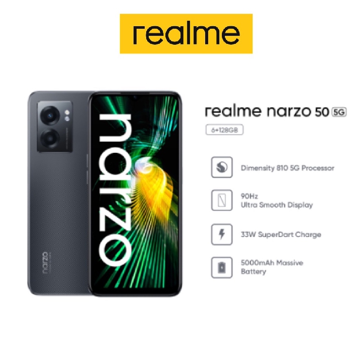 Realme Narzo 50 5G Ram6 Rom128