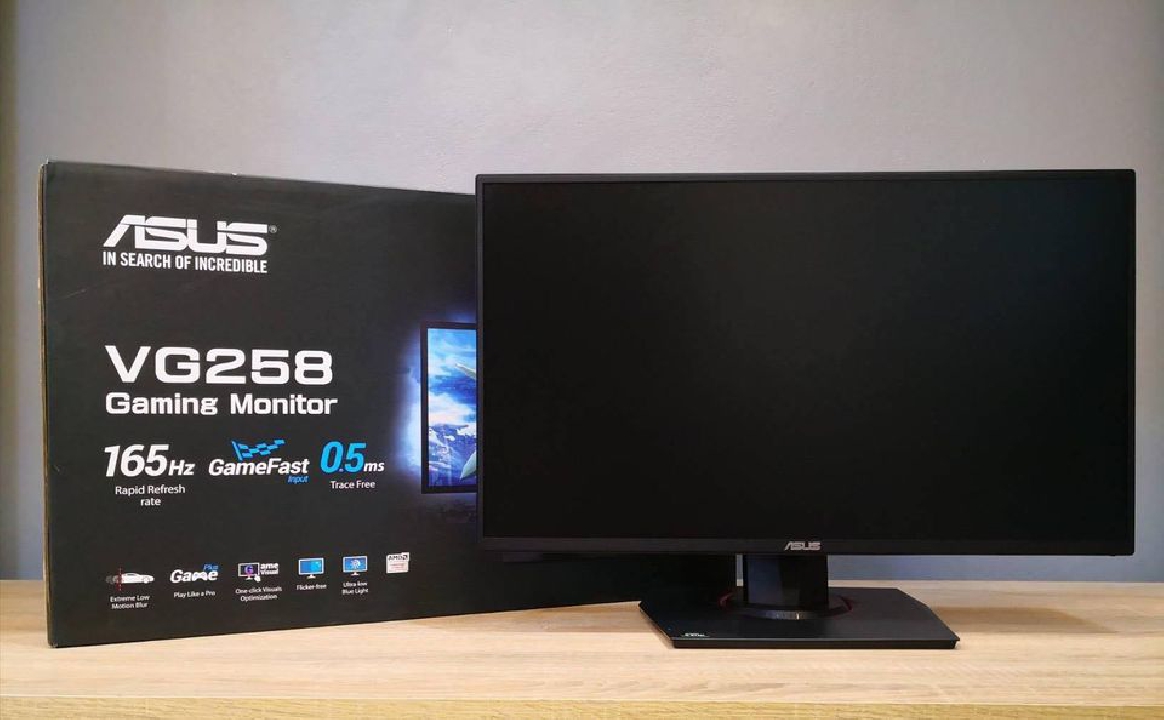 จอคอม ASUS VG258QR 24.5″ Full HD Gaming Monitor 165Hz .
