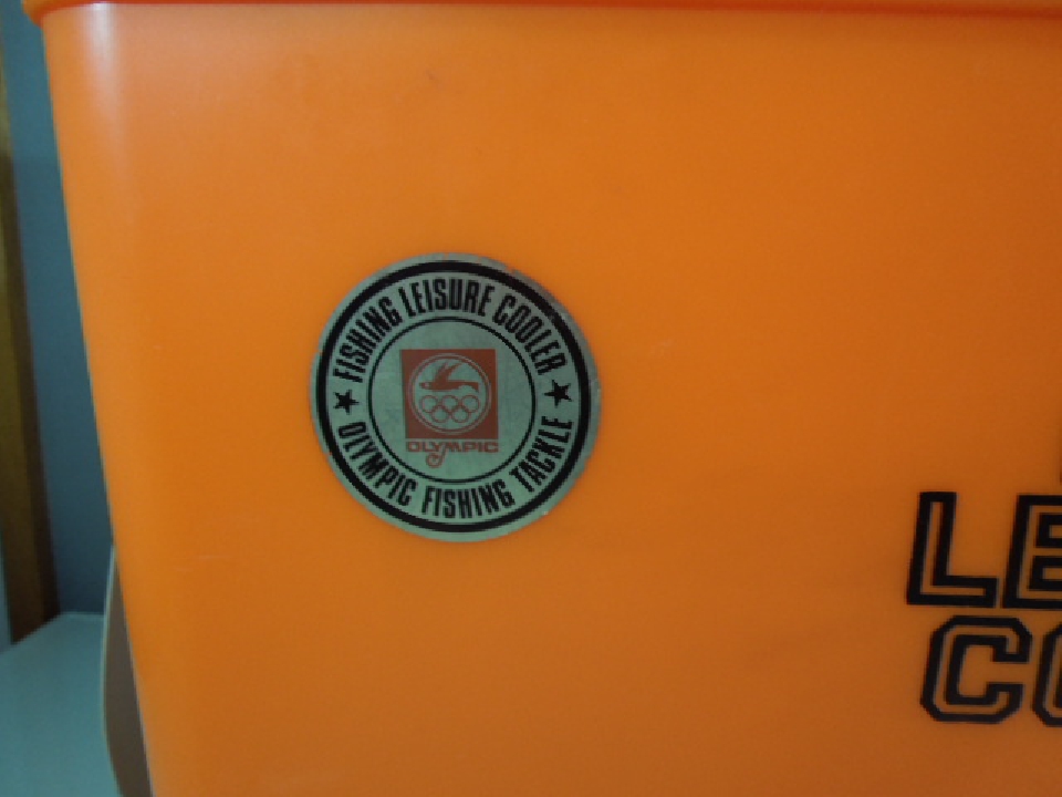 กล่อง Retro Cooler Box 600 OLYMPIC Orange Showa Retro Fishing Gear