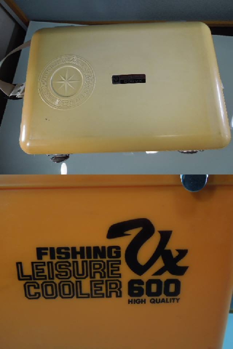 กล่อง Retro Cooler Box 600 OLYMPIC Orange Showa Retro Fishing Gear