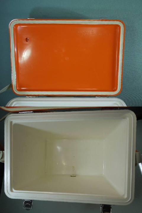 กล่อง Retro Cooler Box 600 OLYMPIC Orange Showa Retro Fishing Gear