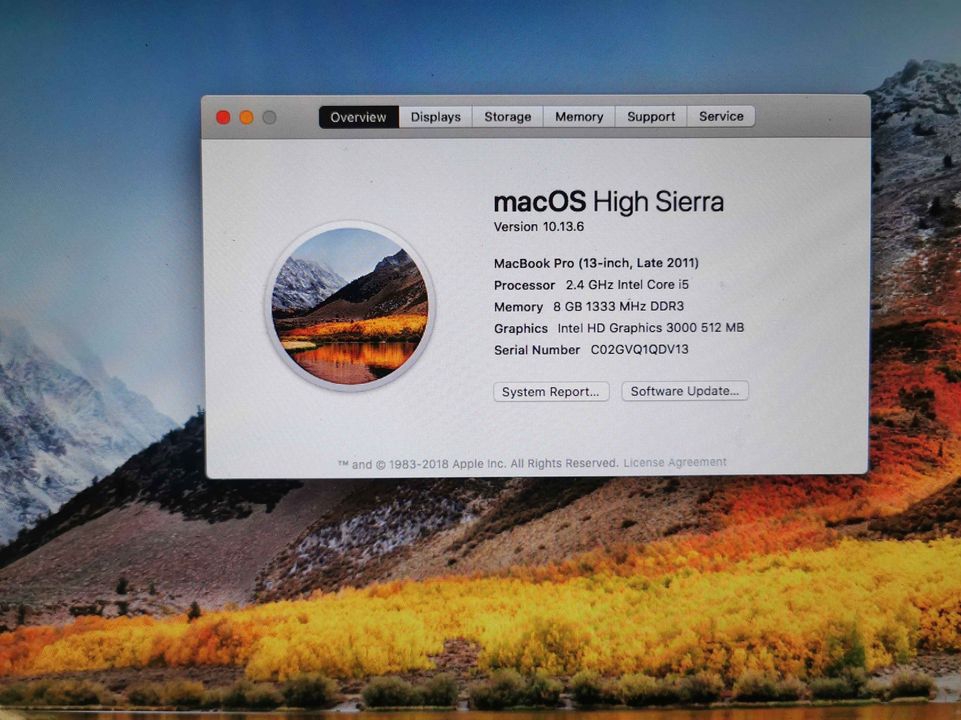 Macbook Pro 2011