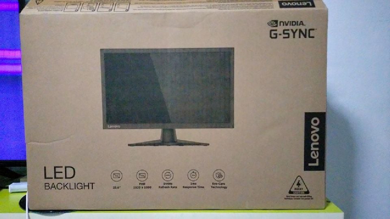 Monitor 23.6'' LENOVO G24-10 (TN, HDMI, DP) 144Hz