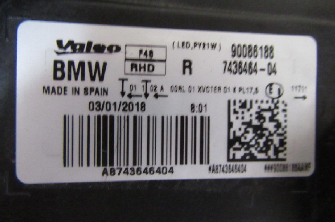 BMW X1 F48 ของแท้ / LED ไฟหน้าขวา