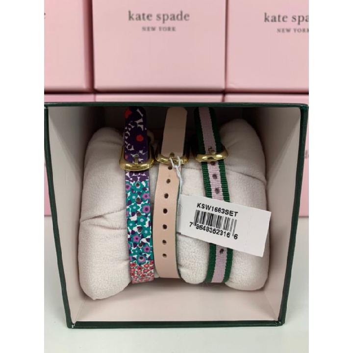 Kate Spade New York Greene Quartz White Dial Ladies Watch And Strap Set